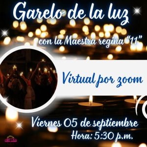 Garelo de la luz - Virtual por Zoom - Septiembre