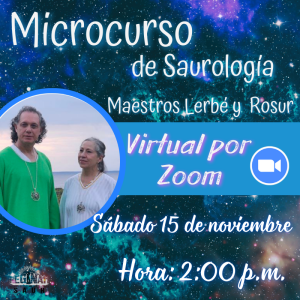 Microcurso de Saurología con los maestros Lerbé & Rosur - Virtual por zoom