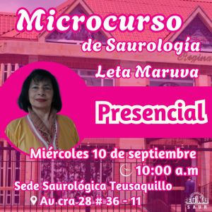 Microcurso de Saurología con la Leta Maruva - Presencial