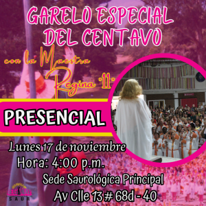 PRESENCIAL - Garelo Especial del Centavo - Maestra Regina "11"