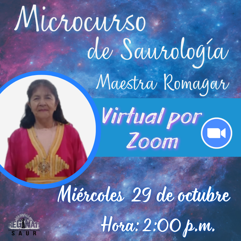 Microcurso de Saurología con la maestra Romagar - Virtual por zoom