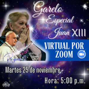 GARELO ESPECIAL DE JUAN XXIII CON REGINA "11" - VIRTUAL