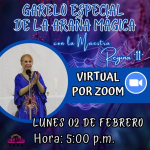 Virtual - Garelo especial de la araña mágica con la Maestra Regina "11"