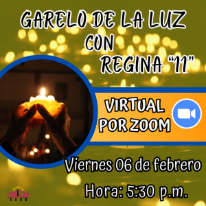 Virtual por Zoom - Garelo de la Luz con la Maestra Regina "11"- Febrero