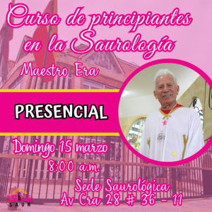 Presencial - Curso de principiantes  en la Saurología con el Maestro Era