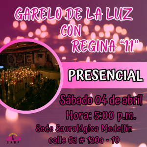 GARELO DE LA LUZ - PRESENCIAL -MAESTRA REGINA "11" - MEDELLÍN