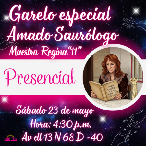 PRESENCIAL - GARELO ESPECIAL AMADO SAURÓLOGO CON LA MAESTRA REGINA "11"