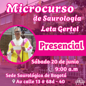Presencial - Microcurso de Saurología con leta Gertel - junio
