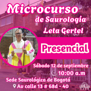 Presencial - Microcurso de Saurología con leta Gertel - Septiembre