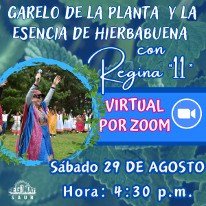 Virtual - Garelo de la esencia y la planta de hierbabuena con la Maestra Regina "11"