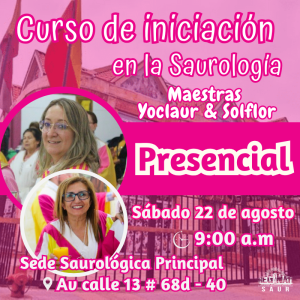 Presencial - Curso de principiantes  en la Saurología con las Maestras Yoklaur & Solflor