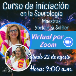 Virtual - Curso de principiantes en la Saurología con las Maestras Yoklaur  & Solflor